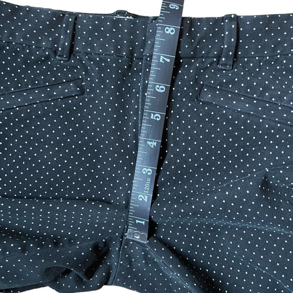 Gap Womens 6 Black Polka Dot Signature Skinny Ankle Pant Stretch Mid Rise Comfy - Picture 7 of 12